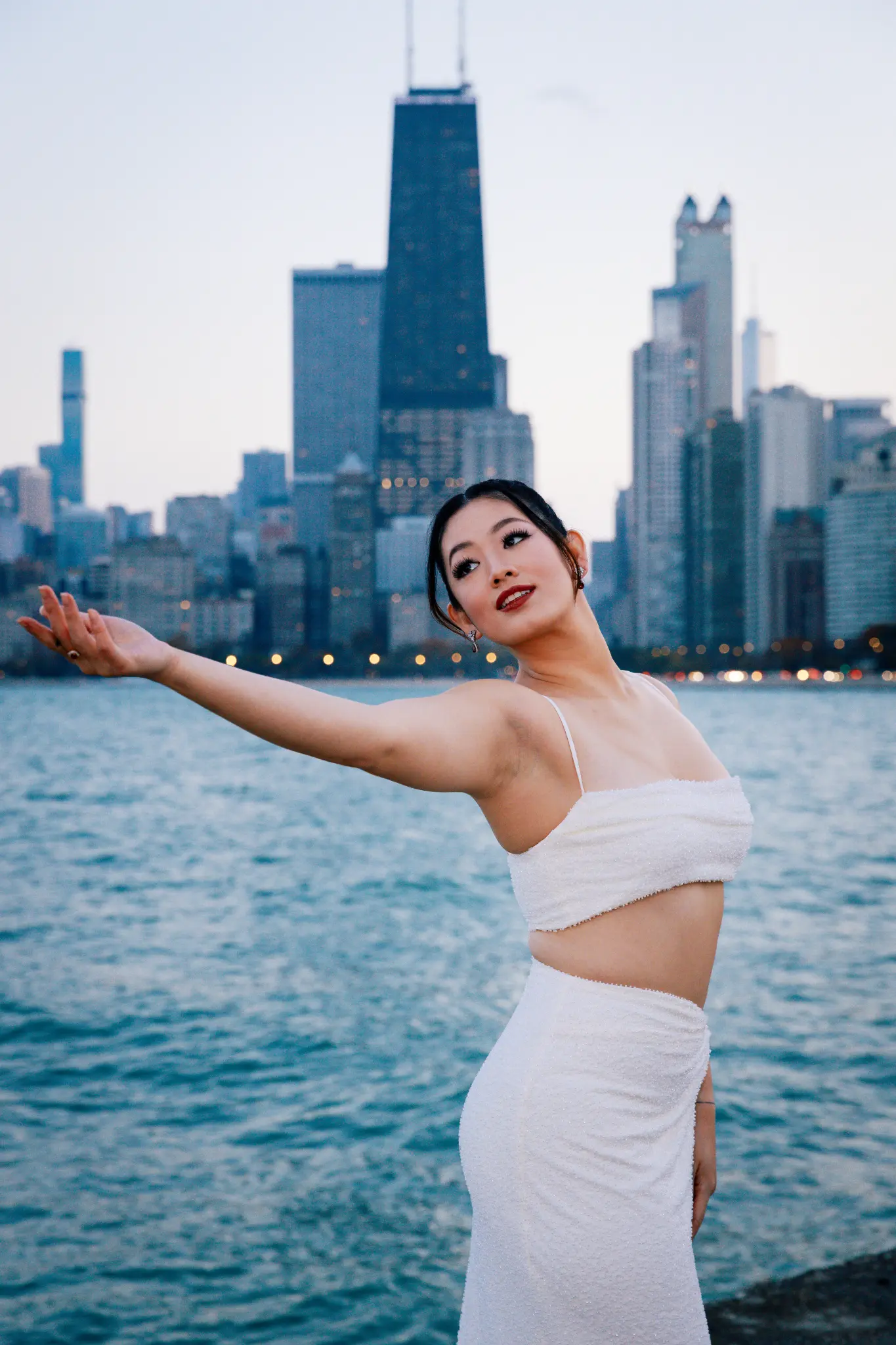 Couple at historic building