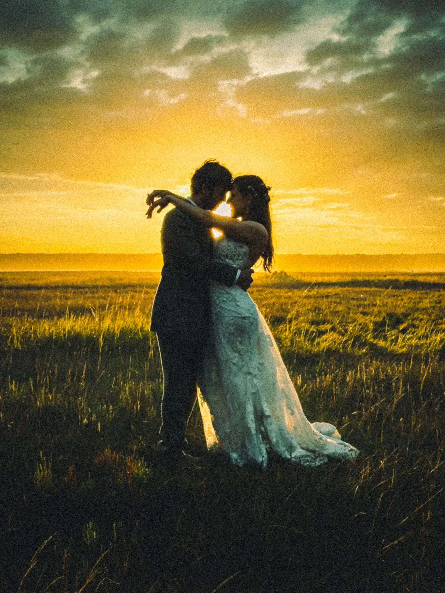 Couple walking by waterfront